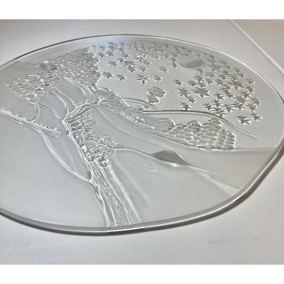 Studio Nova Winterland Cake Plate Christmas West Germany Granny Core 14” NIB - Picture 11 of 11